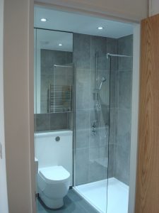 Bathroom in a New Build by TBA Contractors